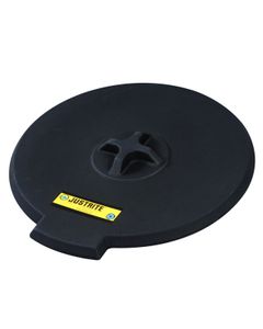 EcoPolyBlend™ deksel voor trechter No. 28680, gerecycled polyethyleen, Zwart 28682 Justrite