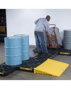 EcoPolyBlend™ Accumulation Centres 2860 Justrite bunded sump flooring Black
