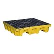 Product Image: EcoPolyBlend™ Spill Control Pallets 2800 Justrite spill containment Without Drain Yellow 124.5cm x 124.5cm
