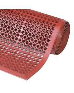 Sanitop™ Red 562RD Notrax alfombras goma antideslizantes Rojo