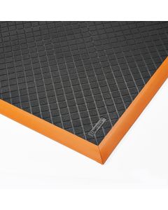 Safety Stance Solid™ 649 Notrax tapis caoutchouc pour poste de travail Noir/Orange
