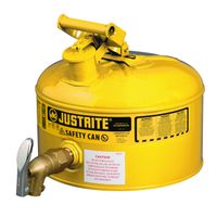 Safety Dispensing Cans 1500 Justrite safety cans Yellow