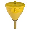Product Image: Safety Drum Funnels 0820 Justrite spill containment Yellow 27.3cm x 25.4cm 152