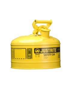 Type 1 Safety Cans 1001 Justrite Yellow