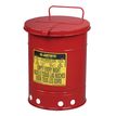 Product Image: Oily Waste Cans 900 Justrite flammable waste can Red 38 35.4cm x 46.4cm Hand Operated