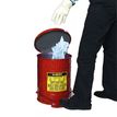 Product Image: SoundGard™ Oily Waste Cans 0908 Justrite oily waste safety can Red 2 Hand Operated with SoundGard™