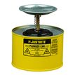 Product Image: Safety Plunger Cans 1008 Justrite plunger can Yellow 0.5 12.4cm x 13.3cm