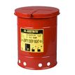 Product Image: Oily Waste Cans 900 Justrite flammable waste can Red 23 30.2cm x 40.3cm Hand Operated