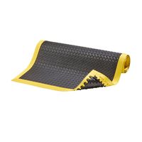 Cushion Flex® 489 Notrax antivermoeidheidsmat Zwart/geel