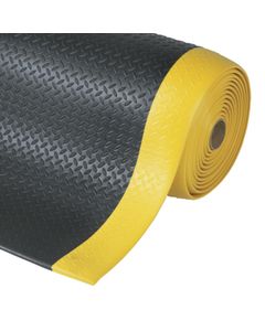 Diamond Sof-Tred™ 419 Notrax antifatigue schuimvinylmatten Zwart/geel