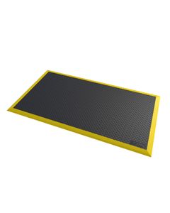 Diamond Flex™ 546 Notrax antivermoeidheidsmat Zwart/geel