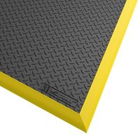 Diamond Flex™ Nitrile 547 Notrax anti-fatigue mat Black/Yellow