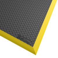 Diamond Flex™ Nitrile 547 Notrax tapis anti-fatigue Noir/Jaune