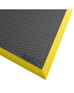 Diamond Flex™ ESD 548 Notrax electro static discharge mats Black/Yellow
