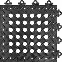 Diamond Flex-Lok™ Tegel 620-Tile Notrax modulaire matten Zwart