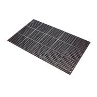 Safety Stance™ 549 Notrax workplace rubber matting Black