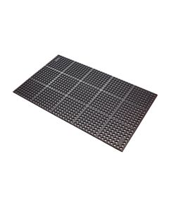Safety Stance™ 549 Notrax workplace rubber matting Black