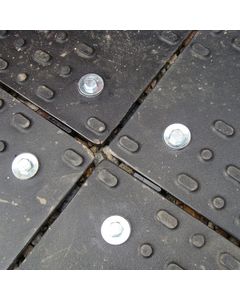 EuroMat® TTEM Checkers temporary ground protection mats Chevron/Chevron