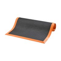 Cushion Flex® 489 Notrax tappeto anti-fatica Nero/arancione