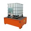 Product Image: IBC-Auffangwannen aus lackiertem Stahl zur sicheren Eindämmung von Verschüttungen in Innenräumen ECI Sall Palette für Leckagenauffangbehälter 134 x 165 x 62 cm