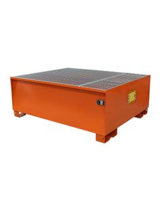 Bacs à déversement IBC en acier peint pour une rétention de fuites en intérieur ECI Sall palette de rétention de fuites
