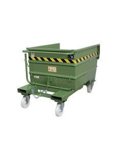 Multifunctionele Stalen Tipping Skips LTL Sall overslaan van fooien Groen