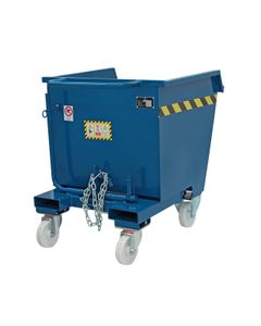 Multifunctionele Stalen Tipping Skips LTL Sall overslaan van fooien Blauw
