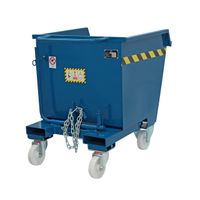 Multi-Purpose Steel Tipping Skips LTL Sall tipping skips Blue