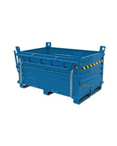 Contentores de abertura pelo fundo em aço - 2 Portas SL2 Sall deixar o fundo saltar Azul