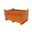 Product Image: Steel Drop Bottom Opening Skips - 2 Doors SL2 Sall drop bottom skips Orange 100 x 80 x 126 cm
