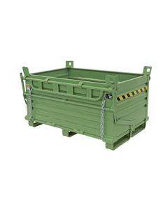Plataformas tipo volquete con apertura de descarga inferior - 2 puertas SL2 Sall saltos de la parte inferior de la gota Verde