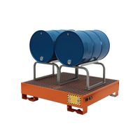 Modular Horizontal Drum Storage Supports - Demountable structure SPFN4 Sall Galvanised Steel 1