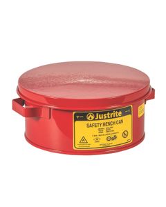 Latas de Limpeza de Segurança 1007 Justrite recipientes de êmbolo de diluente Vermelho