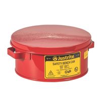 Latas de Limpeza de Segurança 1007 Justrite recipientes de êmbolo de diluente Vermelho