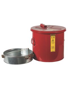 Wash Tank with Basket 2771 Justrite Red