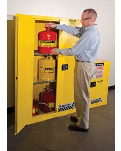 Sure-Grip® EX Compac Safety Cabinets 89-CM Justrite Yellow