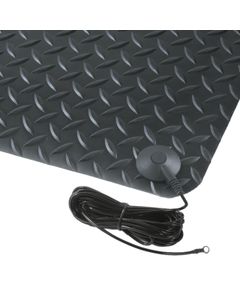 Diamond Stat™ 826 Notrax electro static discharge mats Black