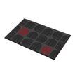 Product Image: Déco Design™ Imperial 179R Notrax Eingangsmatte Arches Schwarz/Rot 120cm x 180cm