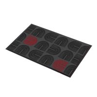 179R Notrax entrance mat Arches Black/Red