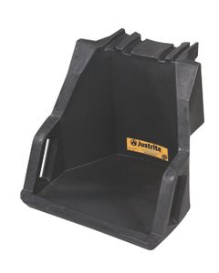 EcoPolyBlend™ Drum Management Dispensing Shelf mounts to Stack Module, recycled polyethylene, Black 28671 Justrite drum spill containment platform
