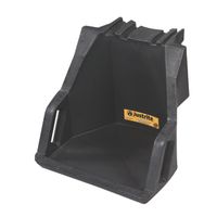 EcoPolyBlend™ Drum Management Dispensing Shelf mounts to Stack Module, recycled polyethylene, Black 28671 Justrite drum spill containment platform