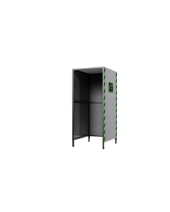 Cubicle with Roof for Emergency Safety Showers SC-ROOF Hughes 95cm x 97cm