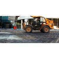 EuroMat® TTEM Checkers temporary ground protection mats Chevron/Chevron