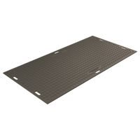 EuroMat® TTEM Checkers temporäre Bodenschutzmatten Chevron/Pedestrian