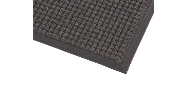 Notrax 166 Guzzler™ entrance mat Charcoal For placement inside entrances in schools, universities, public buildings, sports facilities, shopping malls Corner