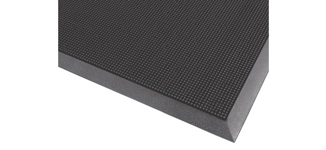 Notrax 345 Rubber Brush™ outdoor entrance mat Black For placement inside entrances of hotels, shops, department stores, schools, universities, restaurants, supermarkets. Corner