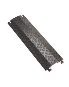 Fastlane® 1 canal 4 &quot;Drop Over PFL4 Checkers protector cables Nero