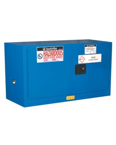 Armários de Segurança Classic para Materiais Perigosos 86-HM Justrite Revestidos Piggiback