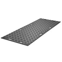 MambaMAT™ MM Checkers ground protection mats Black