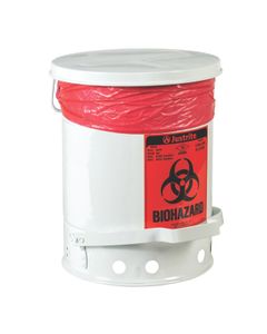 Contenitore per rifiuti biologici pericolosi 0593 Justrite Bianca